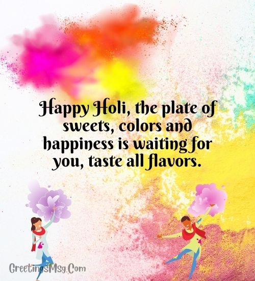 Holi messages images download in english