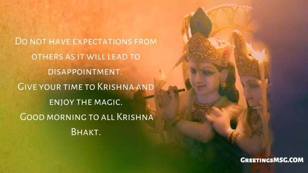 Good Morning Quotes Lord Krishna