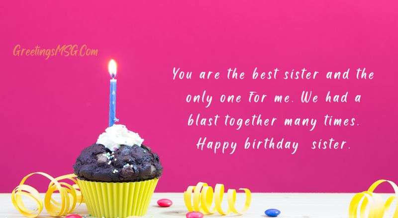 Birthday Wishes For Crazy Sister