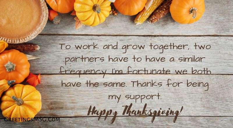 Happy Thanksgiving Wishes From Business