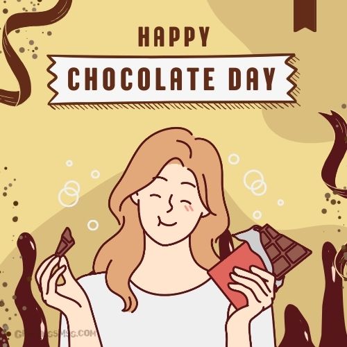 Chocolate day quotes images for husband funny