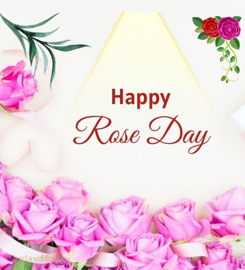 Cute pics of happy rose day in pink