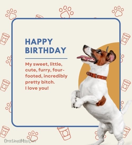 Free dog happy birthday images