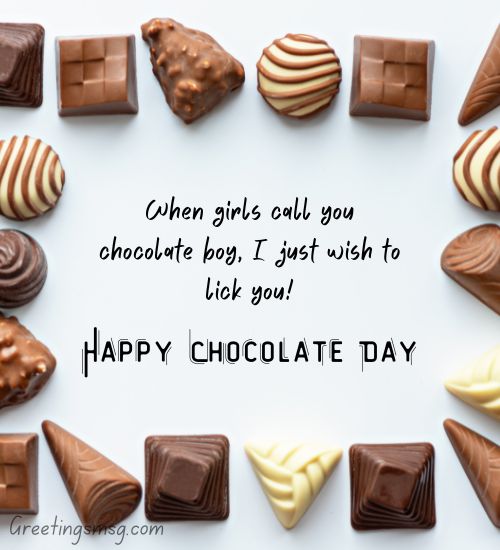 Funny Chocolate Day Quotes For Friends