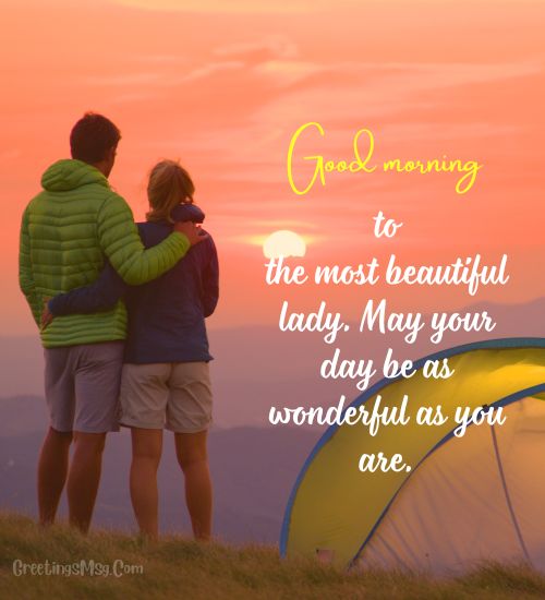 Good morning quotes for beautiful lady friend Images