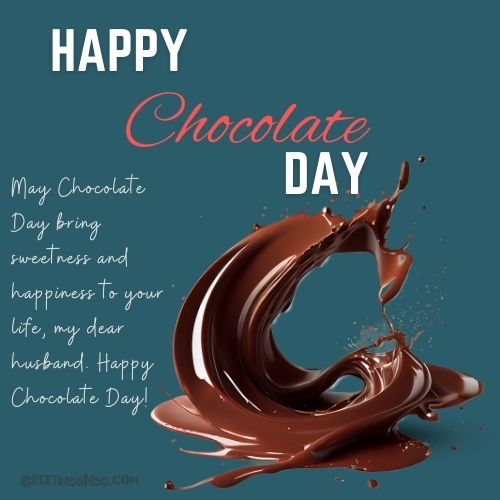 Happy chocolate day quotes images for husband
