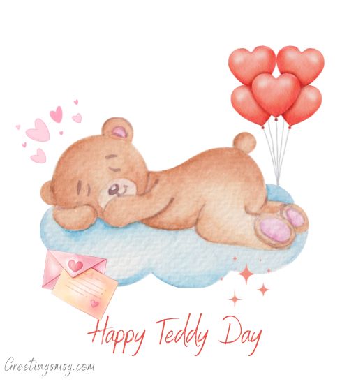 Short Romantic Teddy Day Wishes for Girlfriend