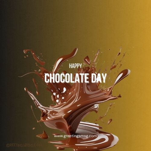 Short chocolate day quotes images for husband
