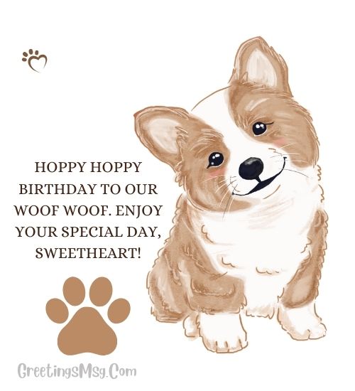 free dog birthday images