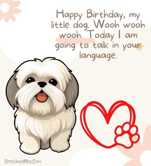 happy birthday images dog lover