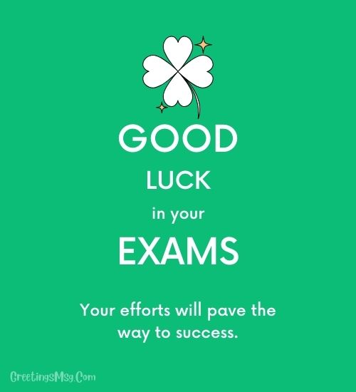 Good Luck Wishes for Exams