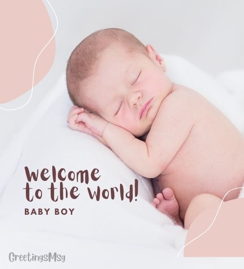 Congratulations New Baby Boy Wishes