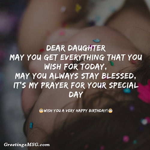 Birthday Wishes for Daugther