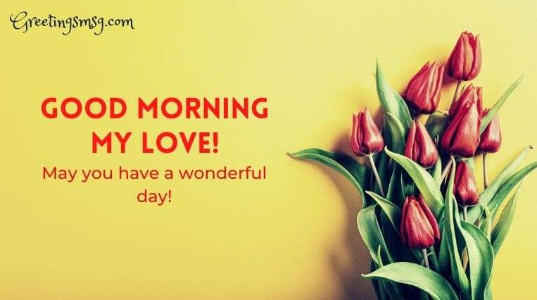 Good morning messages for love