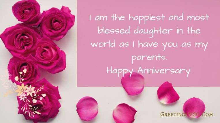 Wedding Anniversary Quotes For Parents From Daughter