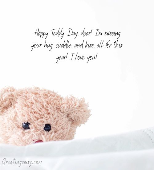 Awesome Collection of Romantic Teddy Day Wishes for Girlfriend Romantic Teddy Day Quotes